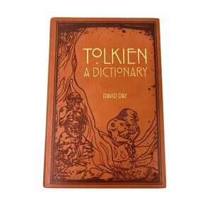 Tolkien A Dictionary by David Day Deluxe Leather Feel Lord of the Rings Hobbit